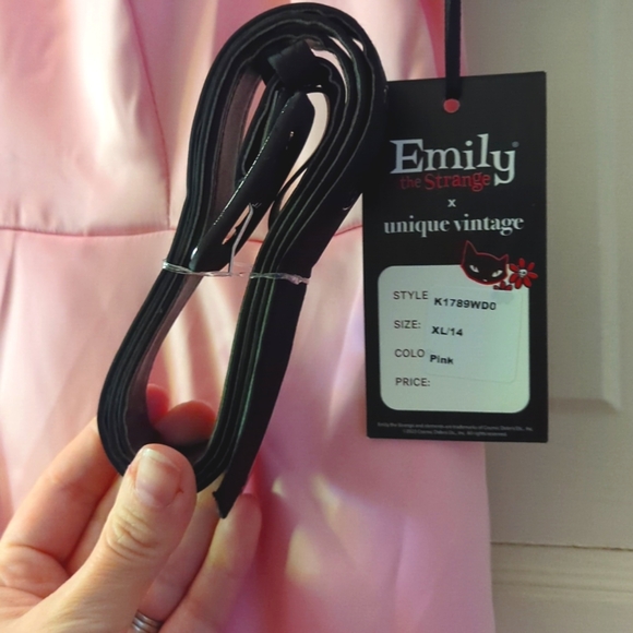 RARE Unique Vintage x Emily the Strange Bad Kitten Club Diner Dress 🐈⬛ - Picture 10 of 11